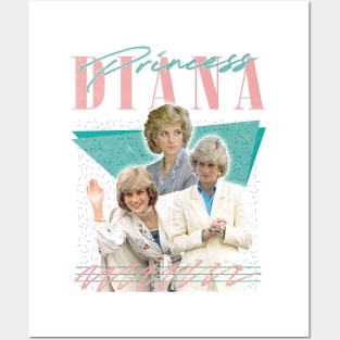 Princess Diana // Retro 80s Fan Artwork Posters and Art